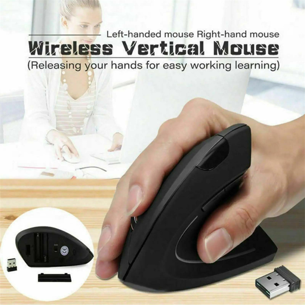 Ergonomic Mouse Vertical - Souris verticale ergonomique 2.4GHz souris optique