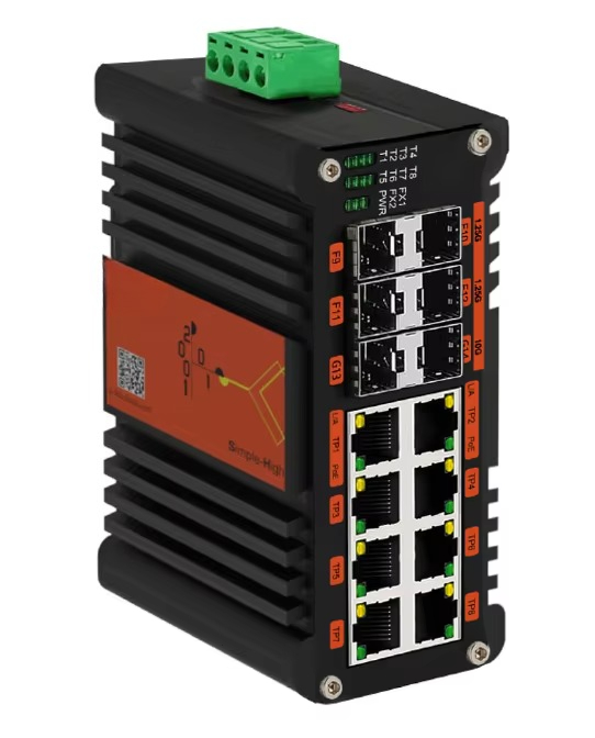 Ethernet Switch 8 Port - Commutateur Ethernet géré industriel L2+ 8