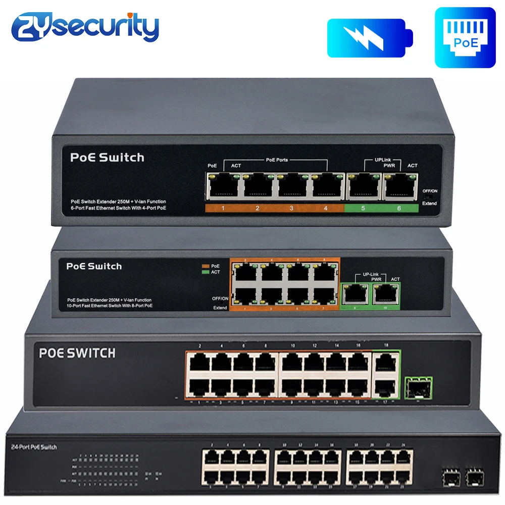 Ethernet Switch 8 Port - 4 8 16 24 ports commutateur