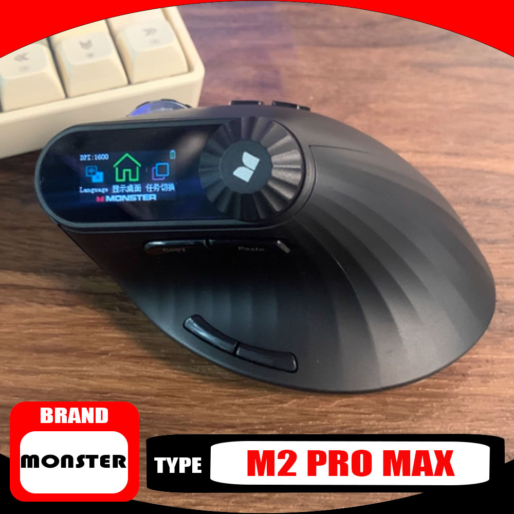 Ergonomic Mouse Vertical - Monster M2 PRO MAX souris de
