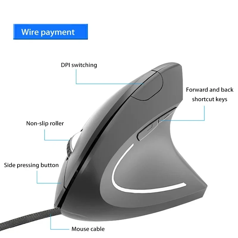 Souris verticale sans fil Leno - Ergonomic Mouse Vertical avis et prix