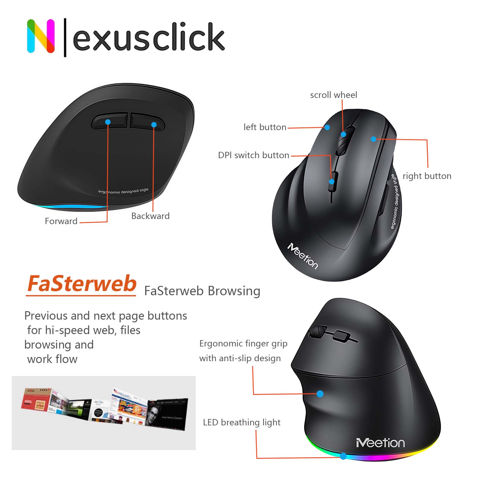 Souris verticale ergonomique s - Ergonomic Mouse Vertical avis et prix