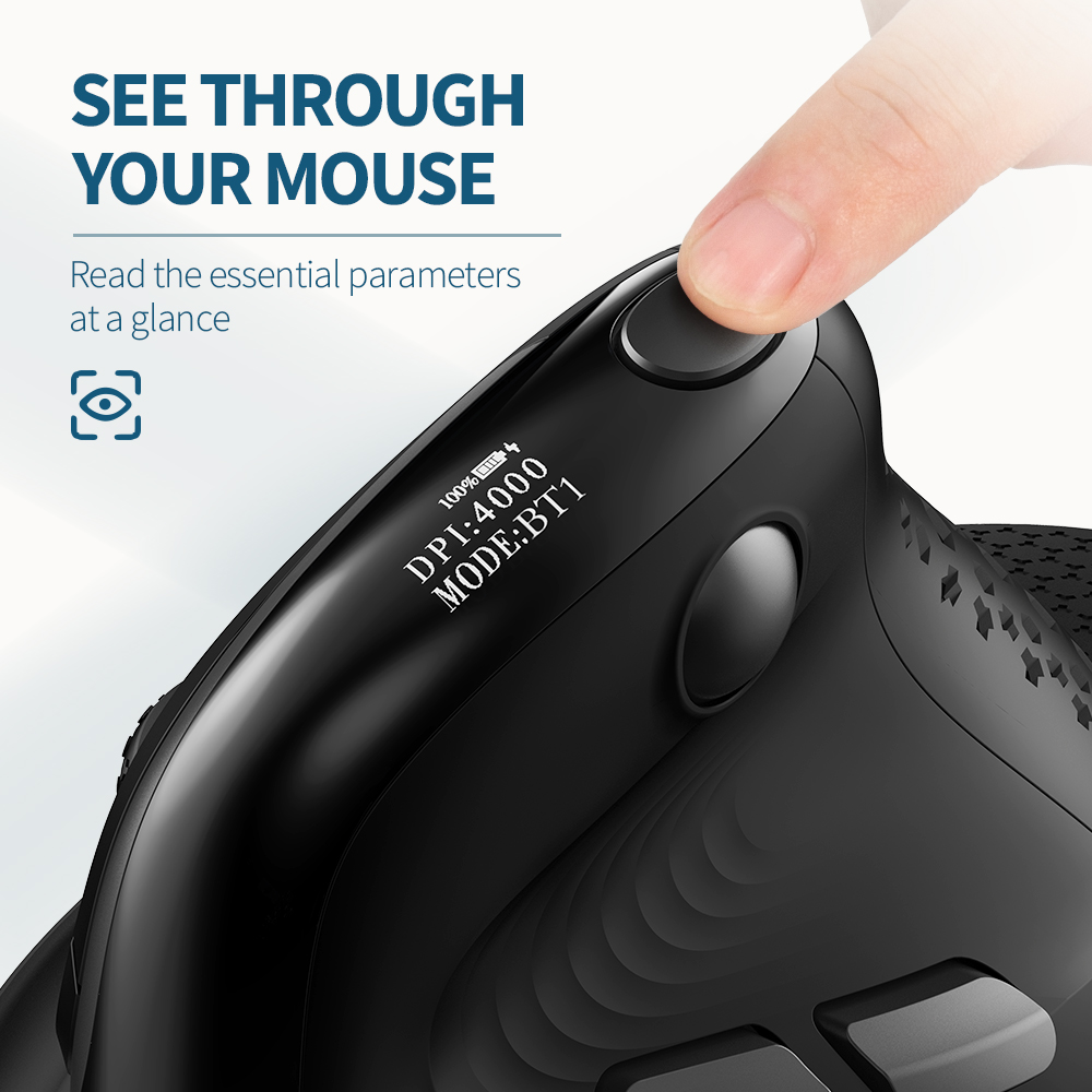 Delux M618XSD Seeker souris ve - Ergonomic Mouse Vertical avis et prix