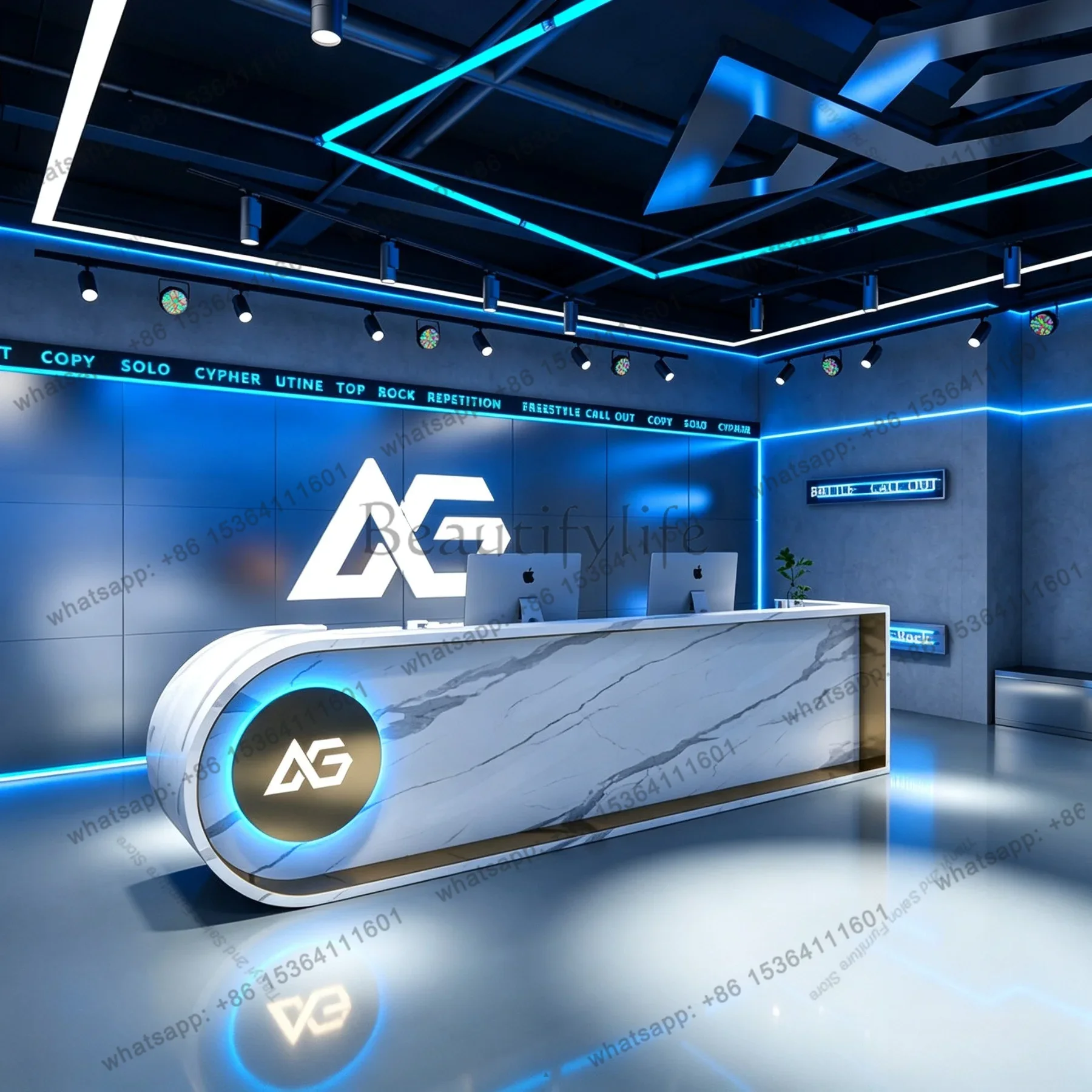 Comptoir d'accueil LSModern de - Tech Office Reception avis et prix