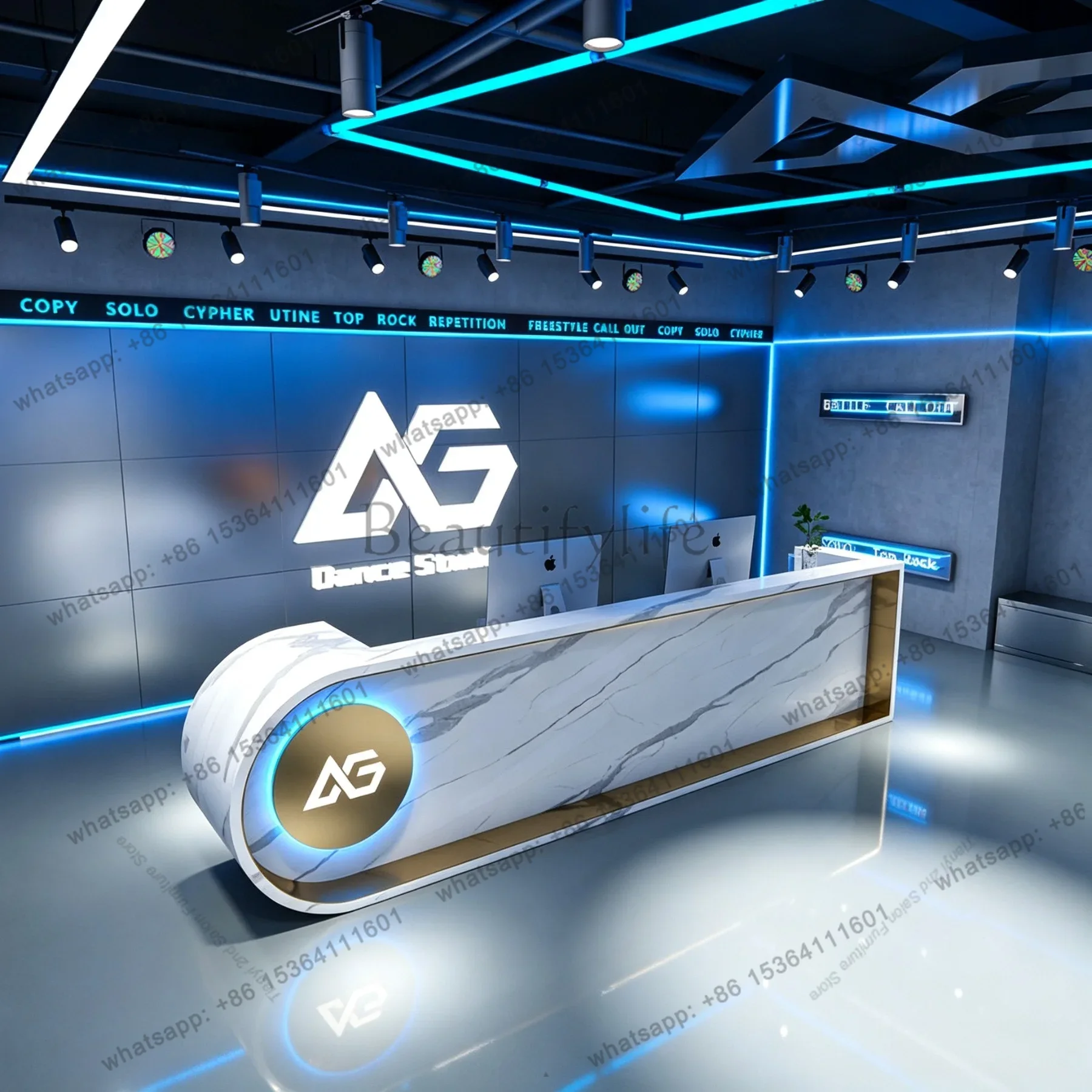 Comptoir d'accueil LSModern de - Tech Office Reception avis et prix