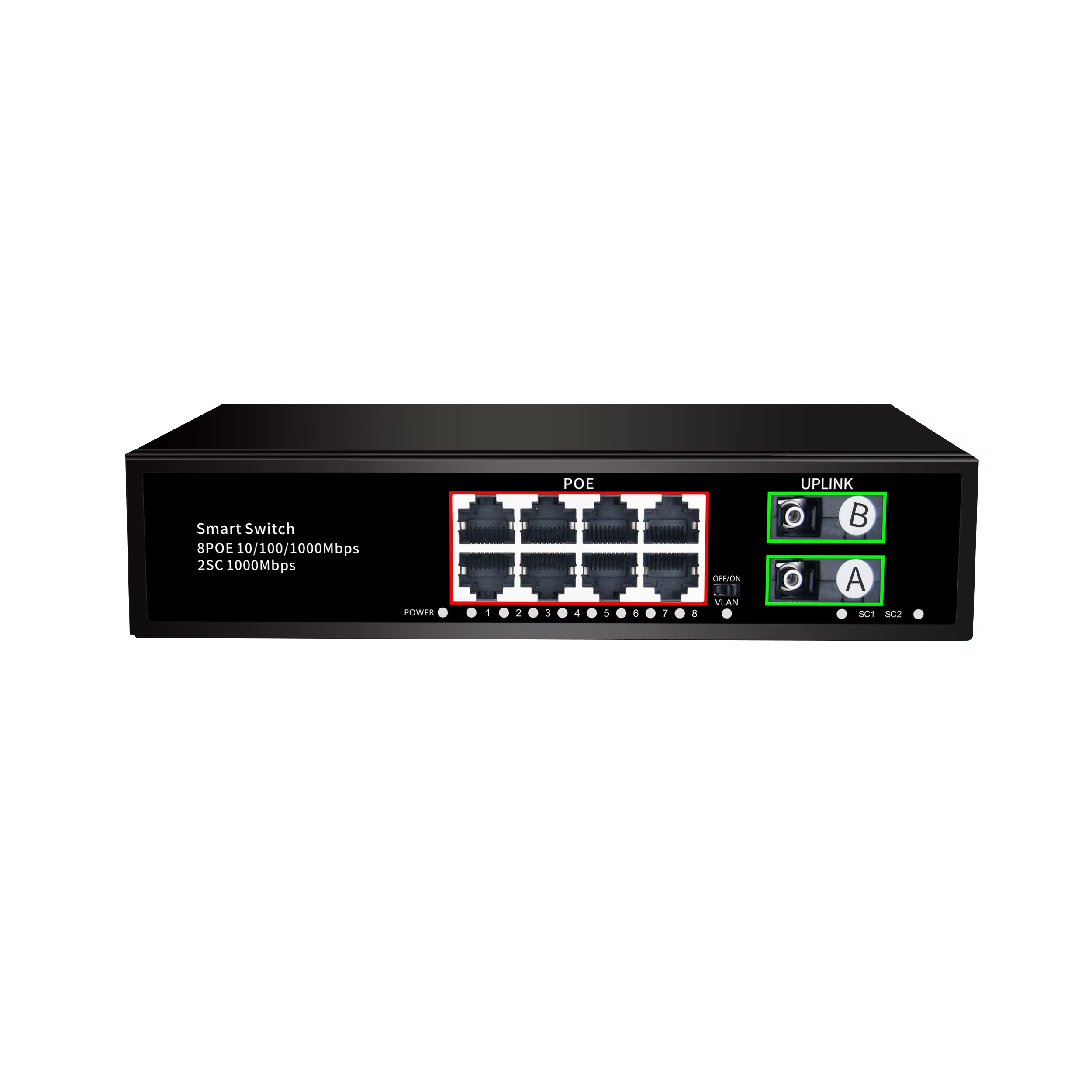 Commutateur de port POE Gigabi - Ethernet Switch 8 Port avis et prix
